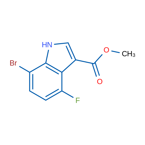 Methyl 7-bromo-4-fluoro-1H-indole-3-carboxylate 1g
