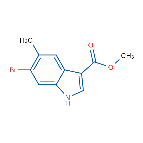 Methyl 6-bromo-5-methyl-1H-indole-3-carboxylate 1g