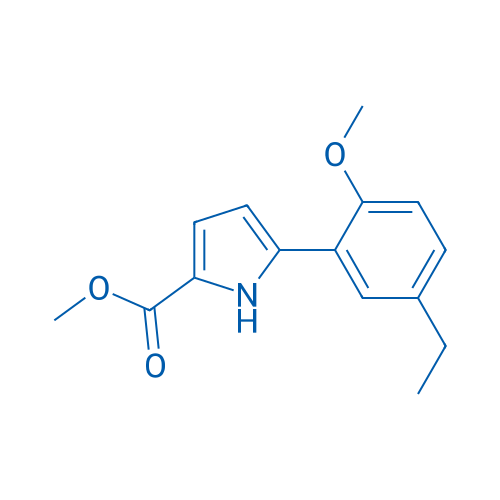 Methyl 5-(5-ethyl-2-methoxyphenyl)-1H-pyrrole-2-carboxylate 1g