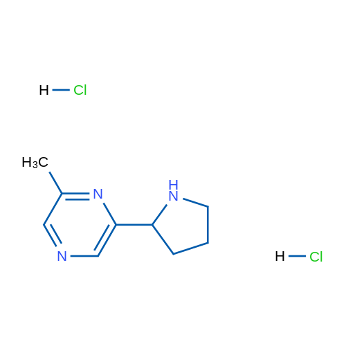 2-Methyl-6-(pyrrolidin-2-yl)pyrazine dihydrochloride 1g