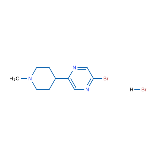 2-Bromo-5-(1-methylpiperidin-4-yl)pyrazine hydrobromide 1g