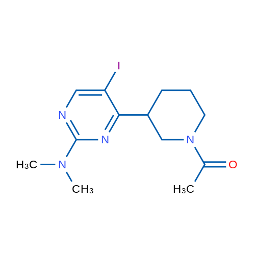 1-(3-(2-(Dimethylamino)-5-iodopyrimidin-4-yl)piperidin-1-yl)ethanone 1g