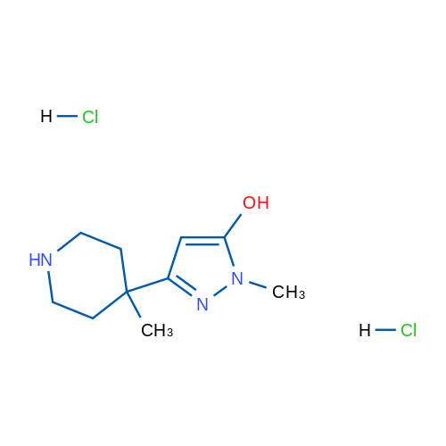 1-Methyl-3-(4-methylpiperidin-4-yl)-1H-pyrazol-5-ol dihydrochloride 1g