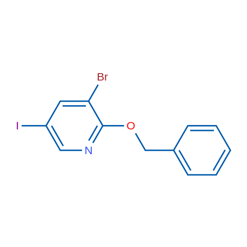 2-(Benzyloxy)-3-bromo-5-iodopyridine 1g
