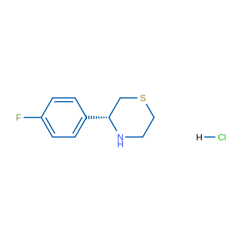 (R)-3-(4-Fluorophenyl)thiomorpholine hydrochloride 1g