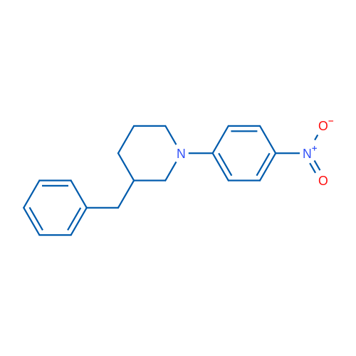 3-Benzyl-1-(4-nitrophenyl)piperidine 1g