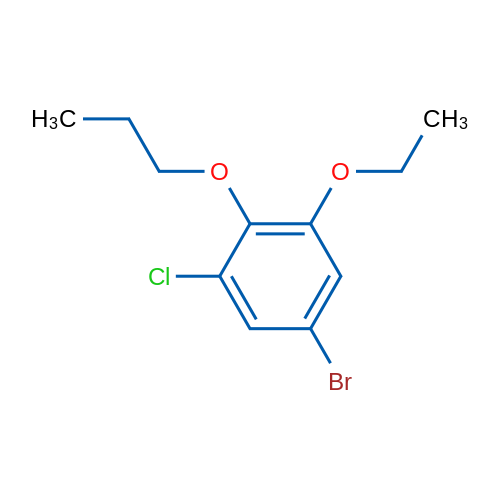 5-Bromo-1-chloro-3-ethoxy-2-propoxybenzene 1g