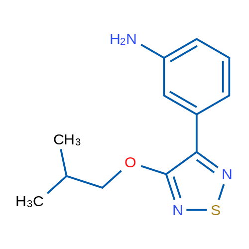 3-(4-Isobutoxy-1,2,5-thiadiazol-3-yl)aniline 1g