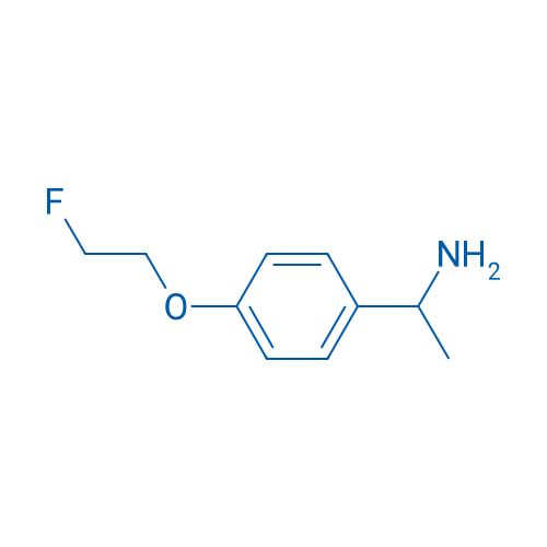 1-(4-(2-Fluoroethoxy)phenyl)ethan-1-amine 250mg