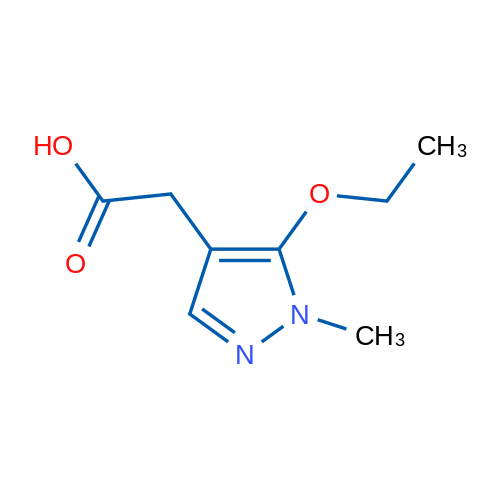 2-(5-Ethoxy-1-methyl-1H-pyrazol-4-yl)acetic acid 5g