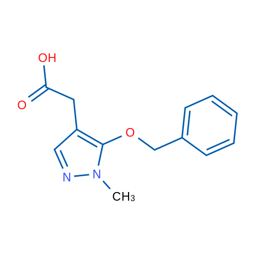 2-(5-(Benzyloxy)-1-methyl-1H-pyrazol-4-yl)acetic acid 1g