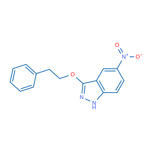 5-Nitro-3-phenethoxy-1H-indazole 1g