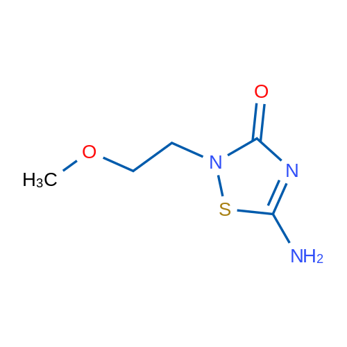 5-Amino-2-(2-methoxyethyl)-1,2,4-thiadiazol-3(2H)-one 1g