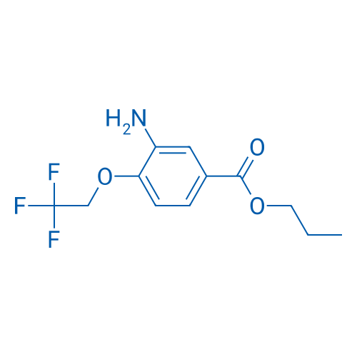Propyl 3-amino-4-(2,2,2-trifluoroethoxy)benzoate 1g