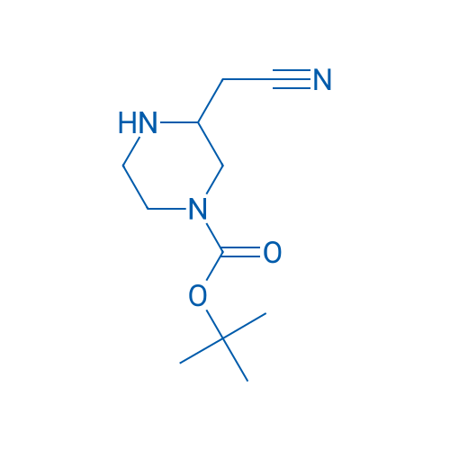 tert-Butyl 3-(cyanomethyl)piperazine-1-carboxylate 100mg