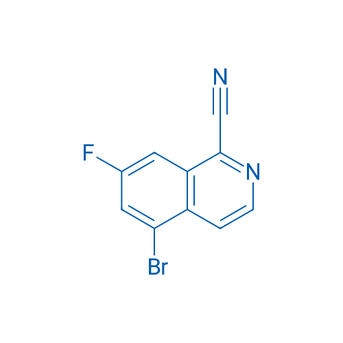 5-Bromo-7-fluoroisoquinoline-1-carbonitrile 1g