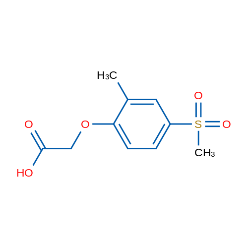 2-(2-Methyl-4-(methylsulfonyl)phenoxy)acetic acid 1g