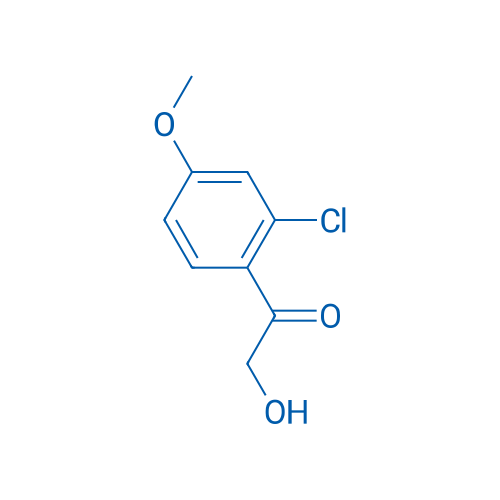 Ethanone, 1-(2-chloro-4-methoxyphenyl)-2-hydroxy- 250mg