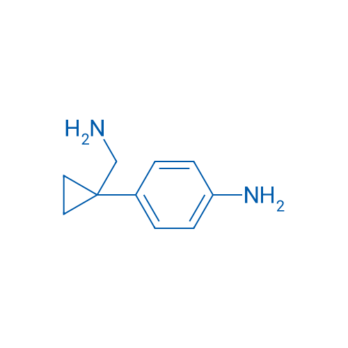 4-(1-(Aminomethyl)cyclopropyl)aniline 250mg