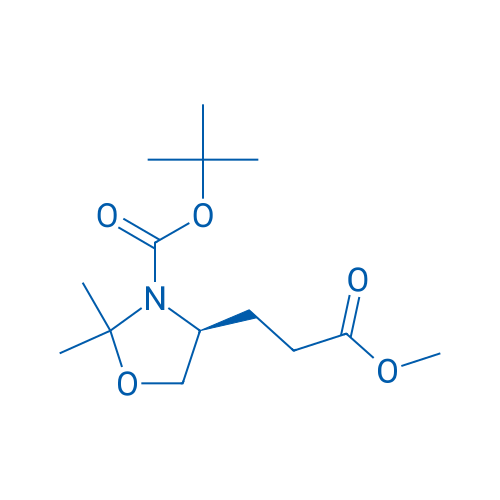 tert-Butyl (S)-4-(3-methoxy-3-oxopropyl)-2,2-dimethyloxazolidine-3-carboxylate 250mg
