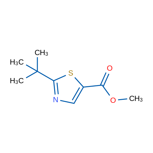 Methyl 2-(tert-butyl)thiazole-5-carboxylate 1g
