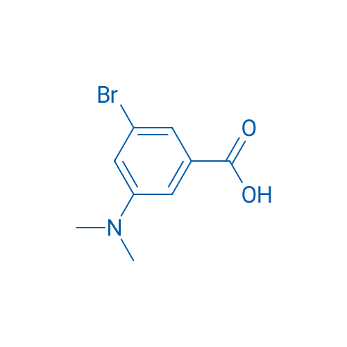 3-Bromo-5-(dimethylamino)benzoic acid 250mg