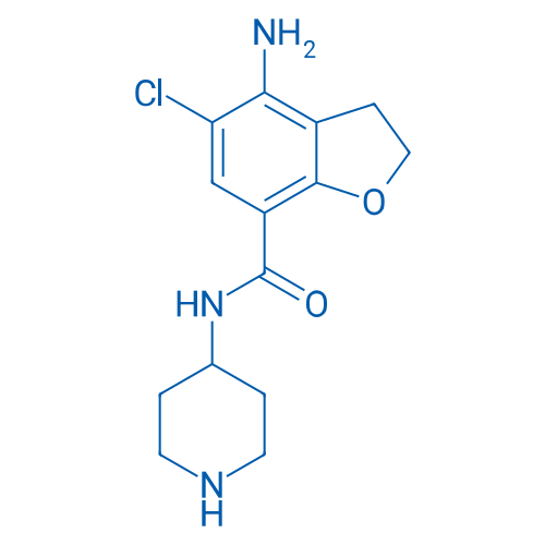 4-Amino-5-chloro-N-(piperidin-4-yl)-2,3-dihydrobenzofuran-7-carboxamide 1g