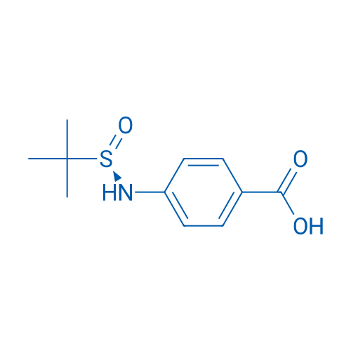 (R)-4-(1,1-Dimethylethylsulfinamido)benzoic acid 250mg