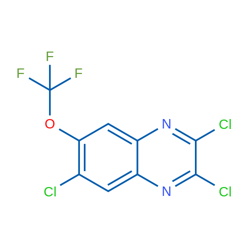 2,3,6-Trichloro-7-(trifluoromethoxy)quinoxaline 1g