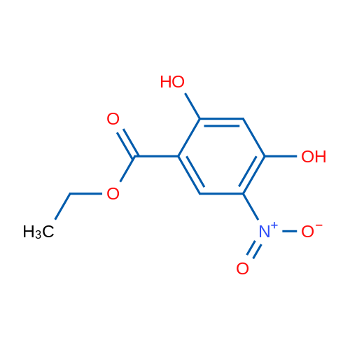 Ethyl 2,4-dihydroxy-5-nitrobenzoate 1g