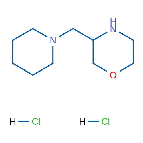 3-(1-Piperidinylmethyl)-morpholine dihydrochloride 250mg