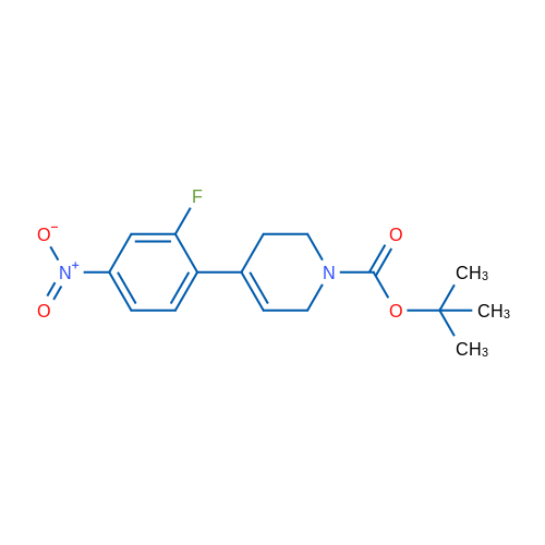 tert-Butyl 4-(2-fluoro-4-nitrophenyl)-5,6-dihydropyridine-1(2H)-carboxylate 1g