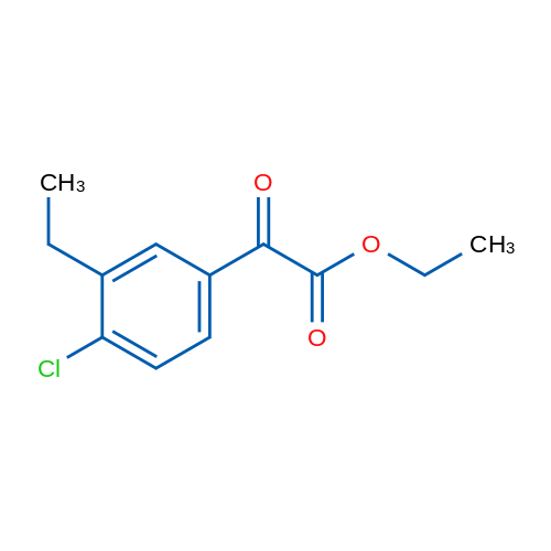 Ethyl 2-(4-chloro-3-ethylphenyl)-2-oxoacetate 1g