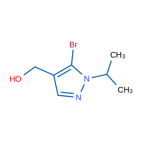 (5-Bromo-1-isopropyl-1H-pyrazol-4-yl)methanol 1g