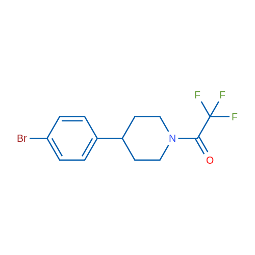 1-(4-(4-Bromophenyl)piperidin-1-yl)-2,2,2-trifluoroethanone 1g