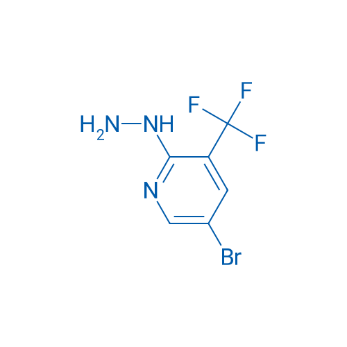 1-(5-bromo-3-(trifluoromethyl)pyridin-2-yl)hydrazine 250mg