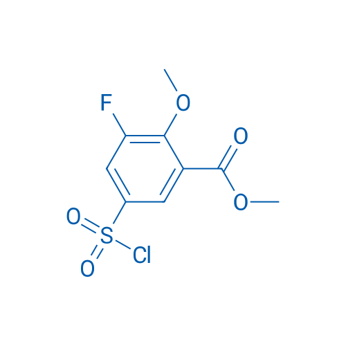 Methyl 5-(chlorosulfonyl)-3-fluoro-2-methoxybenzoate 1g