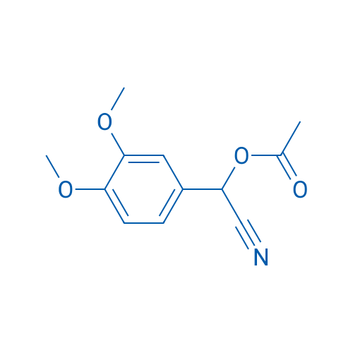 alpha-Acetoxy-(3,4-dimethoxyphenyl)acetonitrile 1g