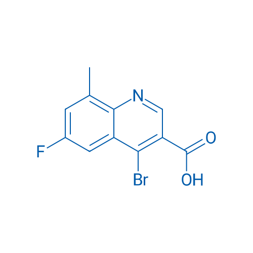 4-Bromo-6-fluoro-8-methylquinoline-3-carboxylic acid 1g