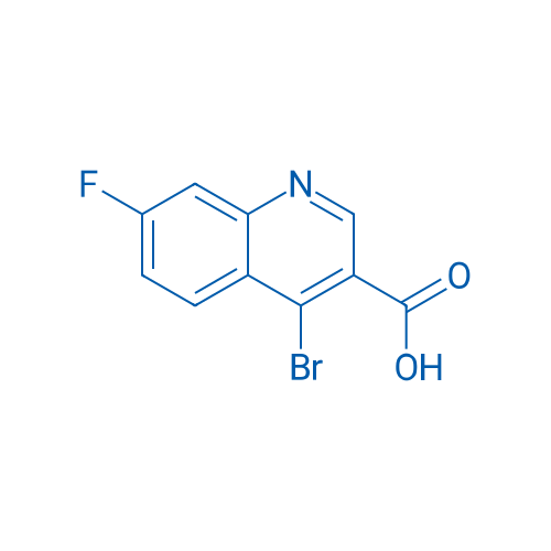 4-Bromo-7-fluoroquinoline-3-carboxylic acid 1g