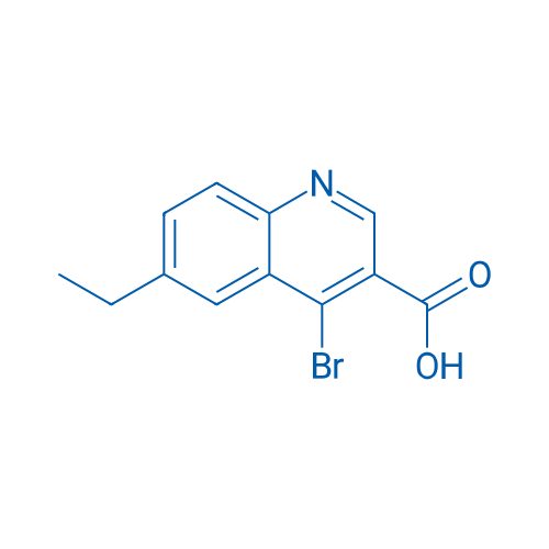 4-Bromo-6-ethylquinoline-3-carboxylic acid 1g