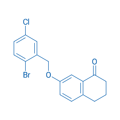 7-((2-Bromo-5-chlorobenzyl)oxy)-3,4-dihydronaphthalen-1(2H)-one 100g