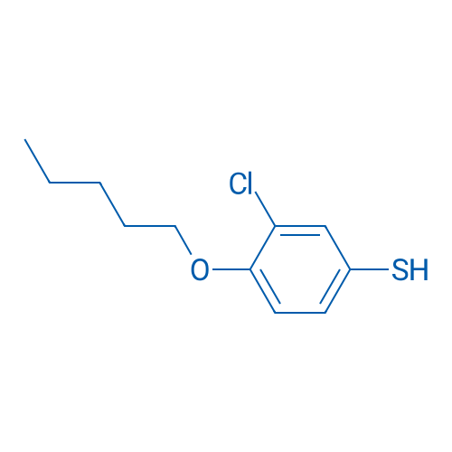 3-Chloro-4-(pentyloxy)benzenethiol 1g