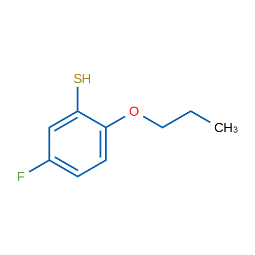 5-Fluoro-2-propoxybenzenethiol 1g