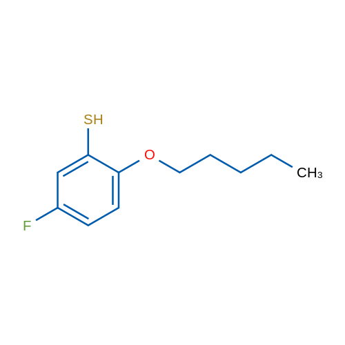 5-Fluoro-2-(pentyloxy)benzenethiol 1g