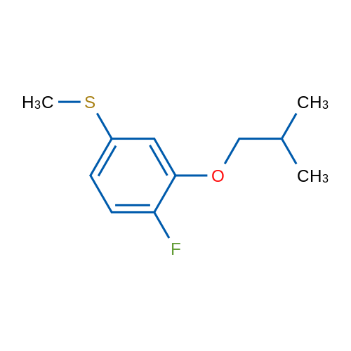 (4-Fluoro-3-isobutoxyphenyl)(methyl)sulfane 1g