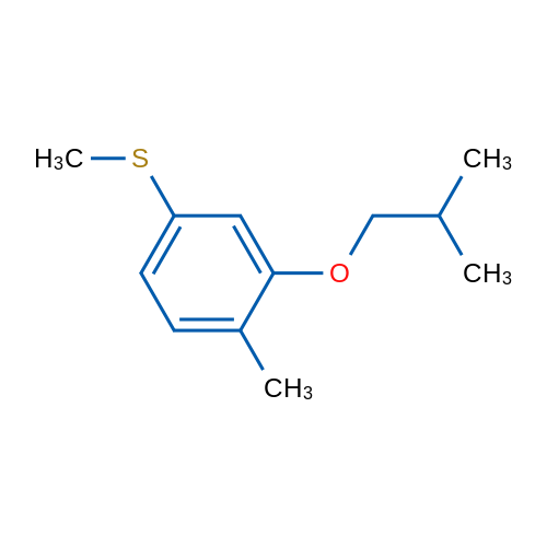 (3-Isobutoxy-4-methylphenyl)(methyl)sulfane 1g
