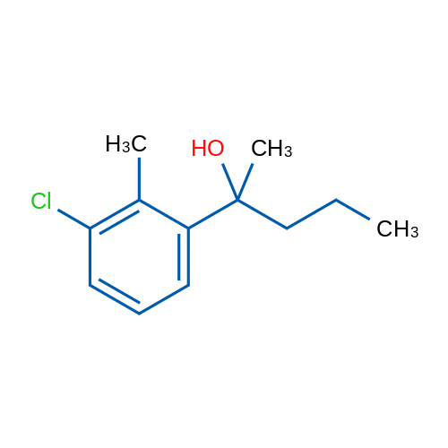 2-(3-Chloro-2-methylphenyl)pentan-2-ol 1g