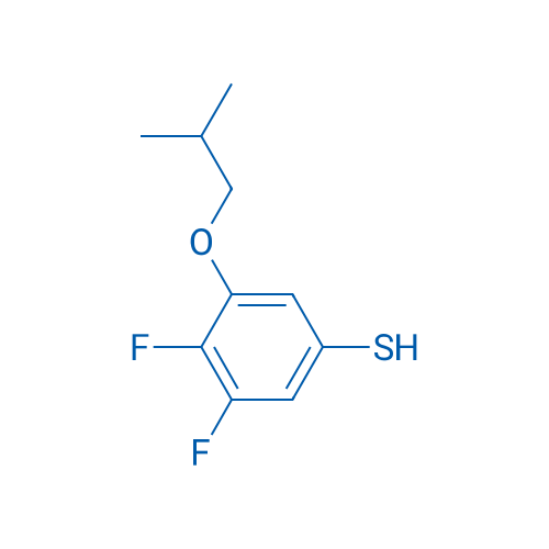 3,4-Difluoro-5-isobutoxybenzenethiol 1g