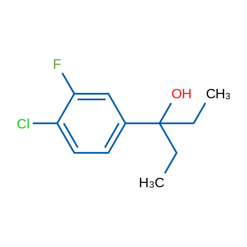 3-(4-Chloro-3-fluorophenyl)pentan-3-ol 1g